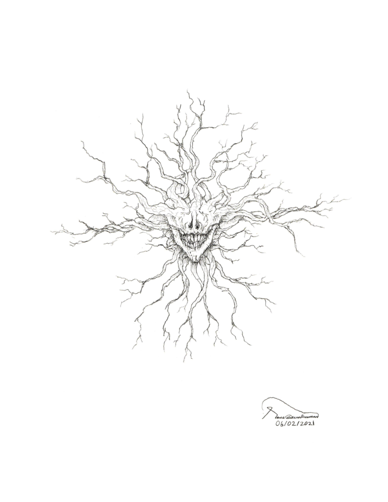 Rooted thoughts, my first sold sketch